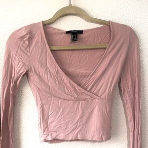 Small pink Forever 21 blouse
